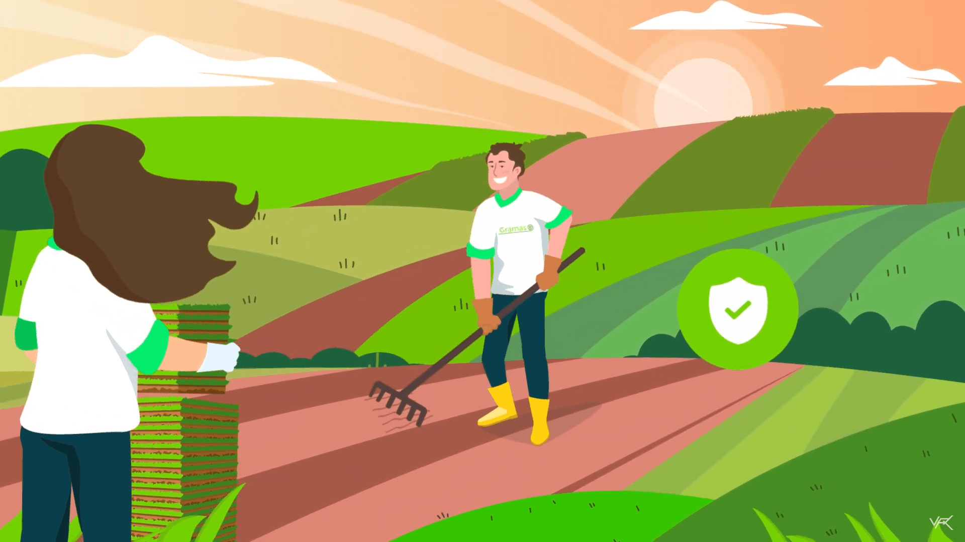 Produção de videos animados para empresas - Gramas Santa Maria - Produtora de Vídeo | VFX Vídeos