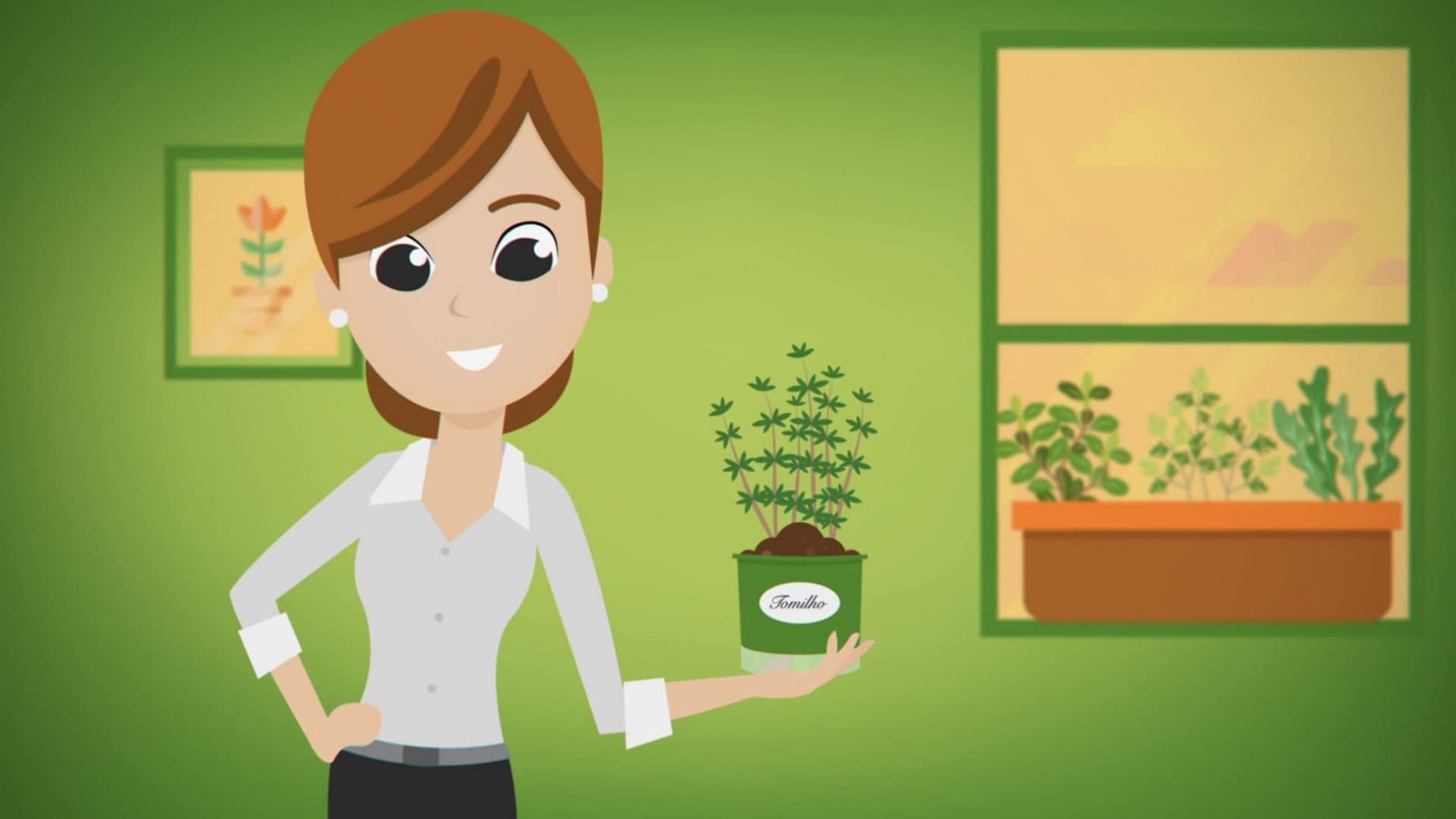 Vídeo Animação 2D - Plantei Garden Center - VFX Vídeos