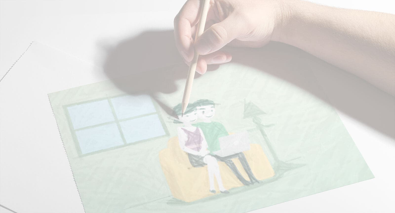 Imagem do processo criativo do vídeo comercial da Cataguá