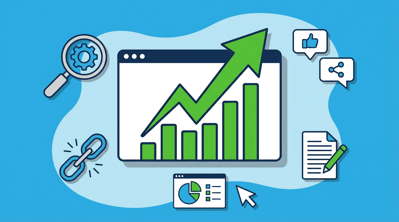 Como aumentar o trafego do website com estrategias de SEO, conteudo e divulgacao