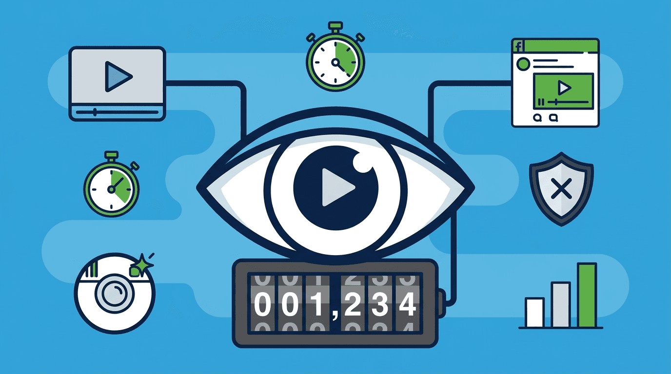 O que conta como uma visualizacao no YouTube, Facebook e Instagram para medir desempenho de videos