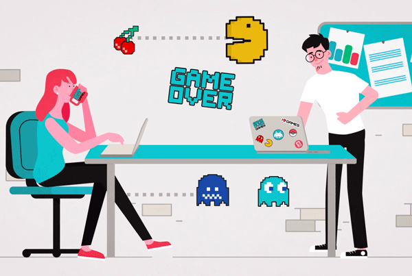 Nerd Stickers video animação online